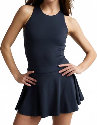 Beyond Yoga Ace Active Mini Dress In Nocturnal Navy
