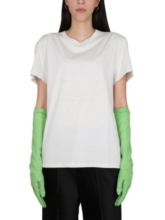 Maison Margiela T-Shirt With Logo Embroidery