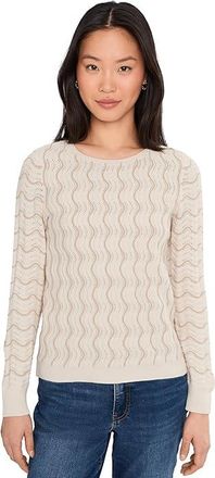 Nic+Zoe Alto Sweater Womens Clothing Neutral : MD, Cotton/Polyester