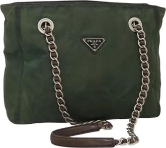 Prada Pre-owned Nylon borse-prada - - Pre-owned - Donna - Verde - ONE SIZE