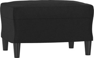 vidaXL Reposapi&eacute;s De Cuero Sint&eacute;tico Negro 60x50x41 Cm Vidaxl