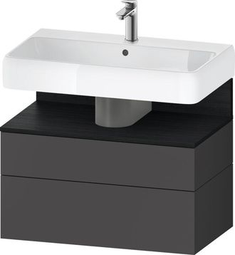 Duravit Qatego Mueble Bajo Lavabo, 1 Extra&iacute;ble Y 1 Caj&oacute;n, - Duravit