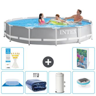 Intex Piscina Prism Frame Redonda - 366x76 Cm - 7-piezas S98