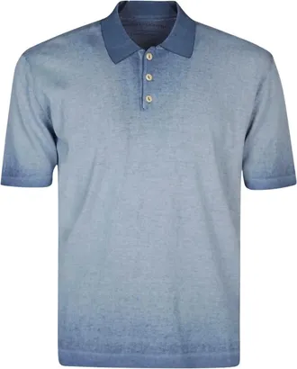 Original Vintage Tops, Heren, Blauw, S, Katoen, T-Shirts en Polos