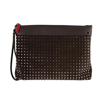 Christian Louboutin Funky Pouch - male - Christian Louboutin - Bags - Brown - ONE SIZE - Bags