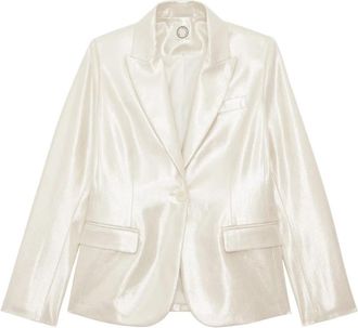 Ines De La Fressange Nicoletta Jacket - Dames - Blazers - Grijs - L - Katoen - Jassen