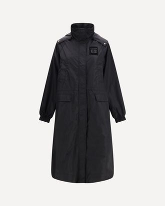 Ganni Flyweight banana graphic long Parka Female 38