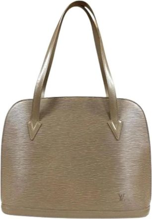 Louis Vuitton Pre-owned Shoulder Bags, female, Gray, Size: ONE SIZE Pre-owned Vintage Shoulder Bag