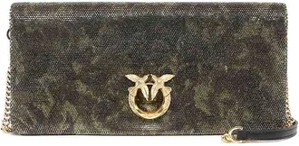Pinko Love Bag Click Soft Horizontal Medium Clutch