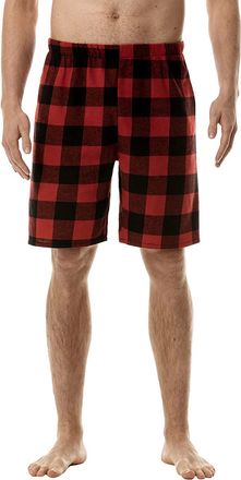 Generic Pajamas Shorts for Men Simple Plaid Sleeping Short Breathable Summer Shorts with Elastic Waistband Soft&Cool Mens Pyjama Big Size Knee Length Trousers