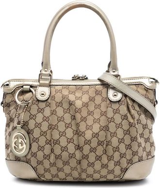 Gucci Pre-owned Gucci GG Canvas Sukey Satchel Ladies SOATYDQ6OLWQWA2H