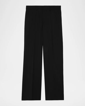 Burberry Men & apos;s Irvine Wool Relaxed Fit Trousers