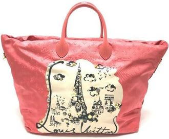 Louis Vuitton Pre-owned Nylon louis-vuitton-bags - Dames - Vintage Shopper - Roze - ONE Size - Nylon - Vintage