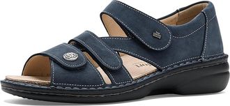 Finn Comfort Biella-S Marine Nomad Womens Sandals Marine : EU 42 (US Womens 10.5-11) Medium, Leather/Suede
