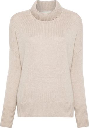Lisa Yang Heidi Ribbed Roll-neck Sweater