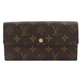 Louis Vuitton Pre-owned Wallets, female, Brown, Size: ONE SIZE Pre-owned M61734 Long wallet (bi-fold)