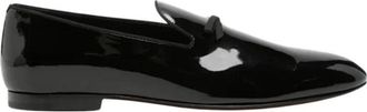 Tom Ford Patent Scott Slipper - Heren - Loafers - Zwart - 40 EU - Leer - Schoenen