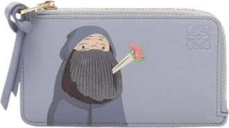 Loewe Pre-owned Wallets, female, Blue, Size: ONE SIZE Pre-owned Leather wallets