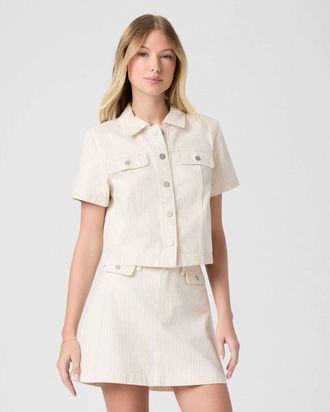 Paige Elly Jacket In Tonal Stripe