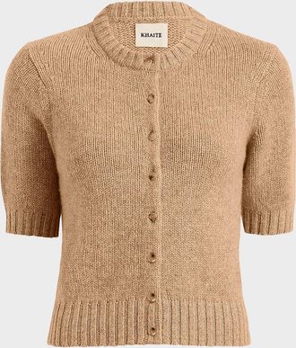Khaite Nora Cashmere Knit Cardigan