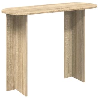 vidaXL Mesa Consola Con Almacenamiento Roble Sonoma 100 X 39,5 X 75 Cm Vidaxl