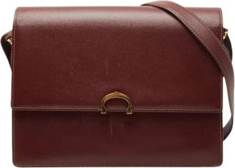 Cartier Pre-owned Cross Body Bags, female, Red, Size: ONE SIZE Pre-owned Vintage Shoulder bag