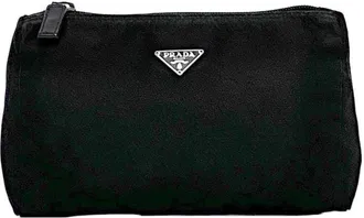 Prada Black Nero Nylon Pouch (Pre-Owned)