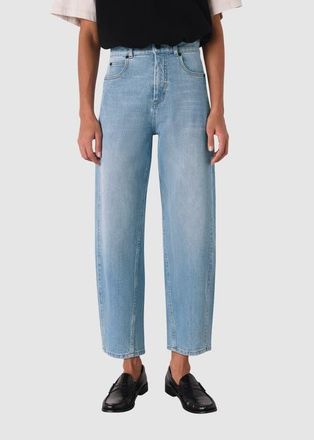 Whistles Stretch Barrel Leg Jean in Light Wash at Nordstrom, Size 28
