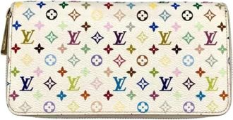 Louis Vuitton Pre-owned Vintage Canvas Portemonnee - Dames - Vintage Accessoires - Veelkleurig - ONE Size - Vintage