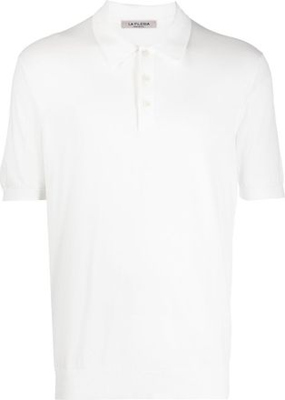 La Fileria short-sleeve cotton polo shirt - men - Cotton - 58 - White