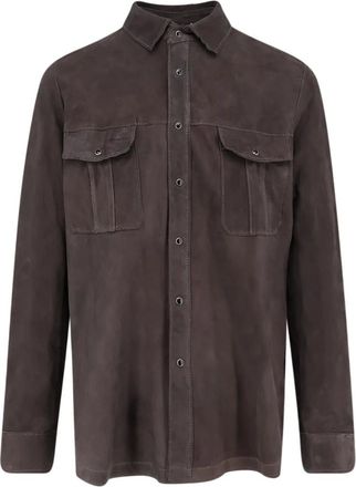 DFour Hombre, Camisas, Marr&oacute;n, Talla: M