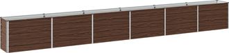 vidaXL Cama De Jard&iacute;n Elevada Negro 480 X 40 X 55 Cm Vidaxl