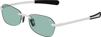 Moncler ME4017 ORRIS 100482 Mens Sunglasses Silver Size 55