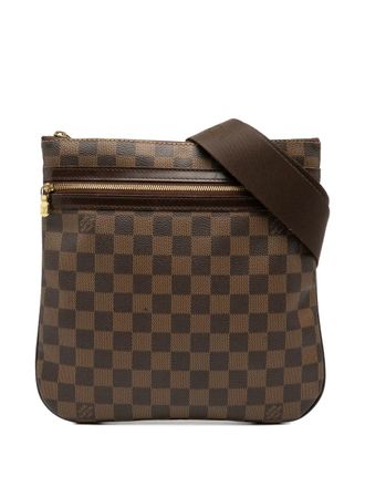 Louis Vuitton 2008 Damier Ebene Bosphore Pochette crossbody bag - Brown