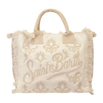 Saint Barth Tote Bags, female, Beige, Size: ONE SIZE Vanity