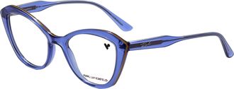 Karl Lagerfeld Womens 52mm Light Blue Opticals