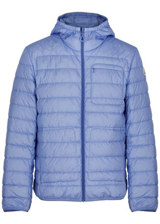 Moncler Pulao Quilted Shell Jacket - Light Blue - 6 (UK46 /xxxl)