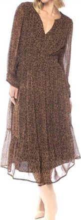 Tolani Arwen Flowy Dress In Leopard