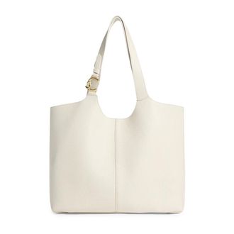 Coccinelle C-Easy Large - Dames - Shoppers - Wit - ONE Size - Leer - Tassen