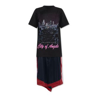 Balenciaga Dames, Jurken, Zwart, Maat: XL Katoen