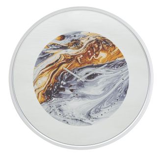 Mauro Ferretti Reloj De Pared Espejo Gris Cm &Oslash; 60x5