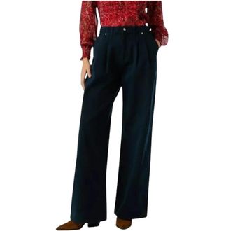 Pepe Jeans London Straight Trousers, female, Black, W26, Loose Chino