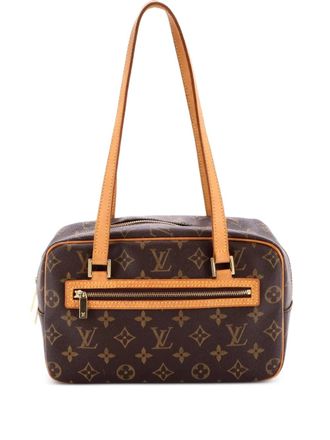 Louis Vuitton Cite Handbag Monogram Canvas MM shoulder bag - Brown