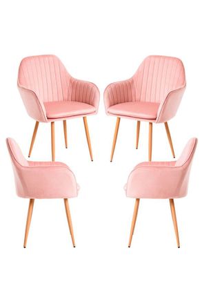 Regalos Miguel Regalos Miguel - Packs Sillas Comedor - Pack 4 Sillas Chic - Rosa