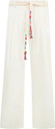 Mira Mikati Pantaloni a gamba ampia - Toni neutri