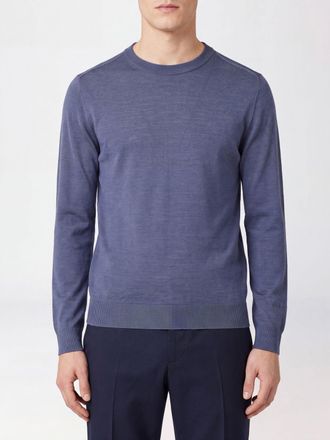 Paul Smith Maglia girocollo in pura lana Merino con bordi a costine