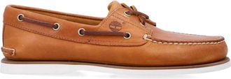 Timberland Klassieke 2-Oog Boot Schoenen - Heren - Bootschoenen - Bruin - 45 EU - Leer - Schoenen