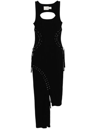 Feng Chen Wang Gevlochten jurk - Zwart