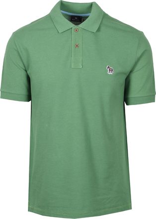 Paul Smith Mens Reg Fit SS Polo Zebra Green Cotton - Size X-Large