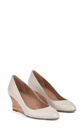 L.k. Bennett Eevi Wedge Pump in Ecru at Nordstrom Rack, Size 7Us / 38Eu